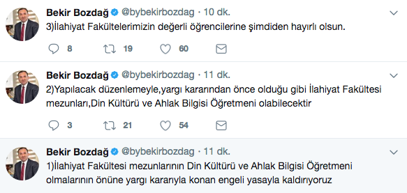 İlahiyat mezunlarına öğretmenlik yolu açılıyor